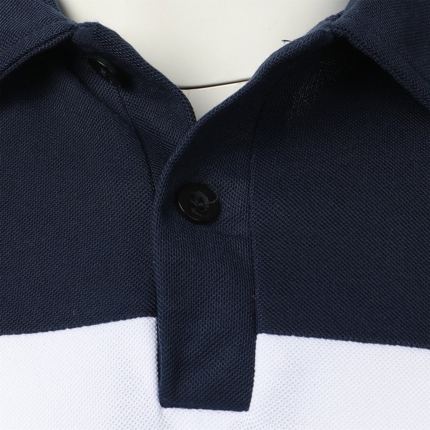 Men's short sleeve chest three stripes color matching fashion with men's lapel short sleeve men's fashion casual top T-shirt
