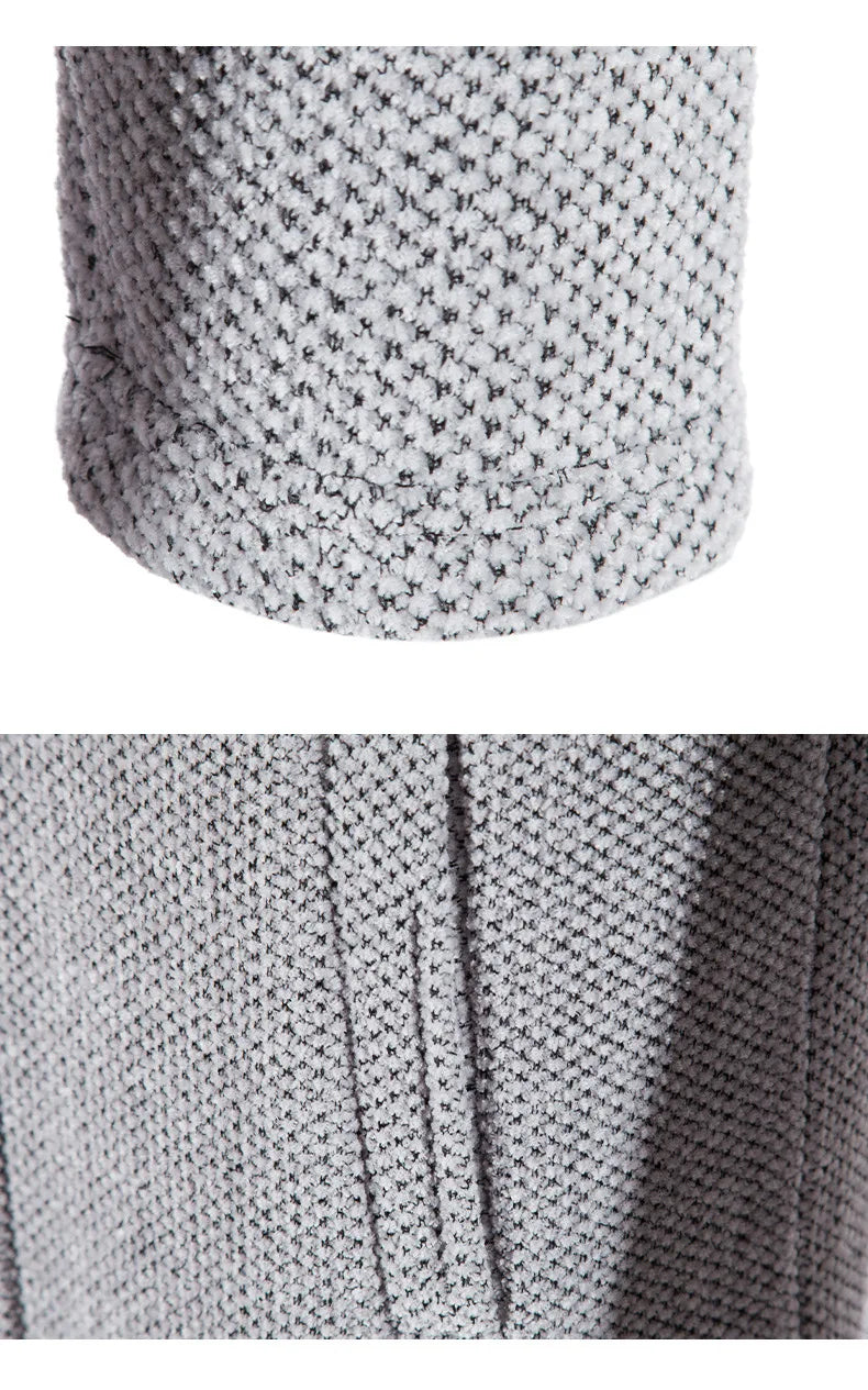 New Mens Long Sleeve Hooded Sweater for Men Zipper Sweatshirts Oversize Streetwear Warm Solid Color Autumn Jacket Hoodie Men 