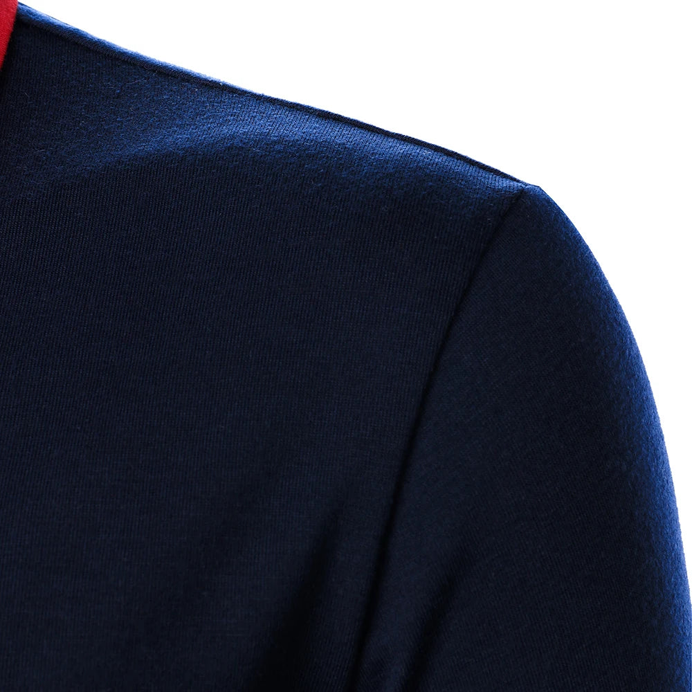 Men Polo Men Shirt Short Sleeve Polo Shirt Contrast Color Polo New Clothing Summer Urban Business Casual Fashion Men tops