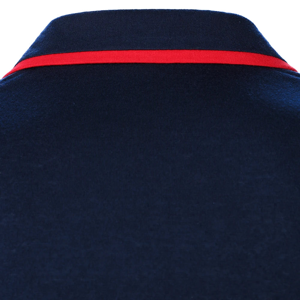 Men Polo Men Shirt Short Sleeve Polo Shirt Contrast Color Polo New Clothing Summer Urban Business Casual Fashion Men tops