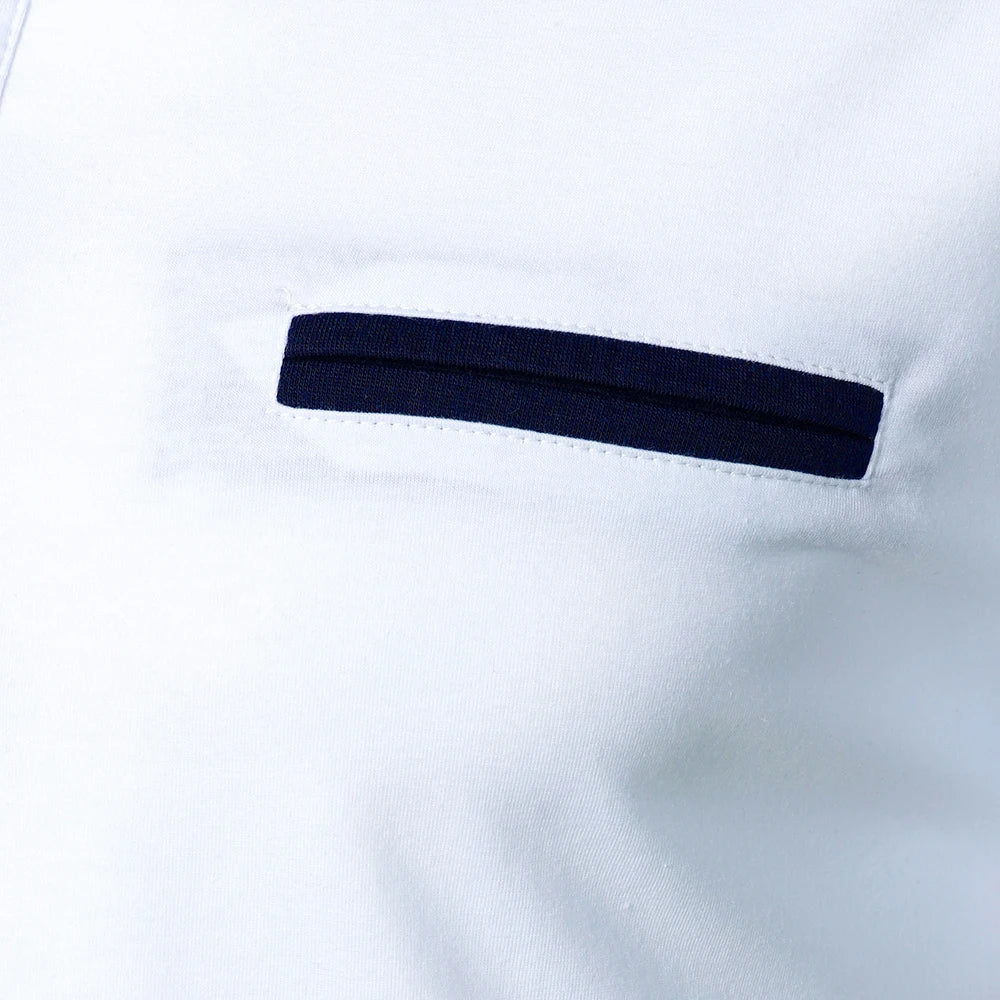 Men Polo Men Shirt Short Sleeve Polo Shirt Contrast Color Polo New Clothing Summer Urban Business Casual Fashion Men tops