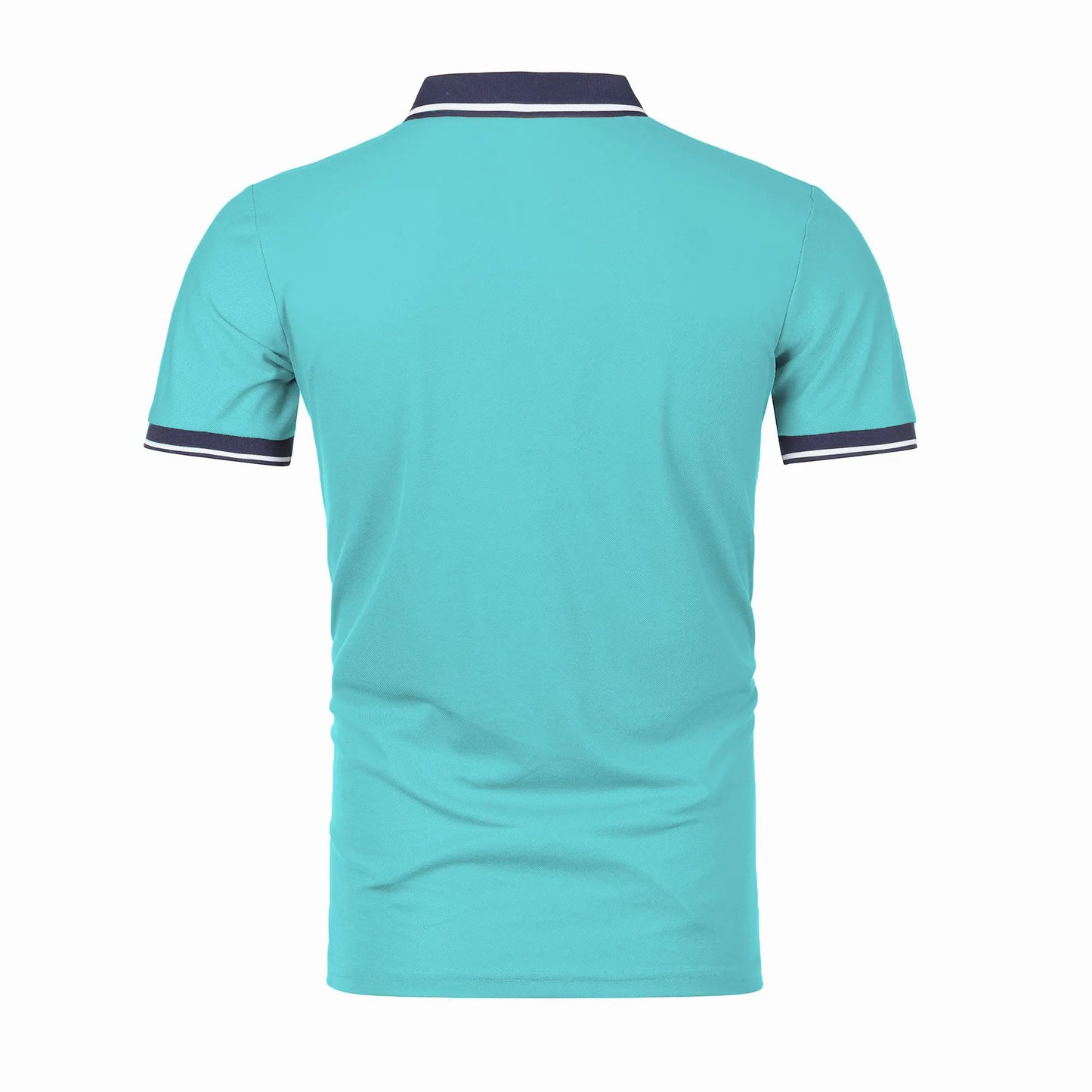 Men's short-sleeved top Short-sleeved daily casual lapel casual short-sleeved button-down T-shirt Men's casual top T-shirt