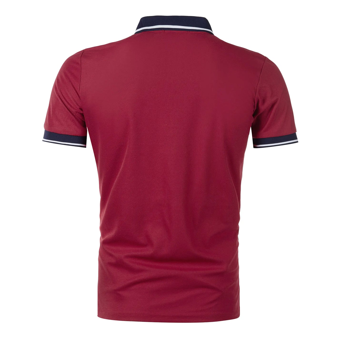 Men's short-sleeved top Short-sleeved daily casual lapel casual short-sleeved button-down T-shirt Men's casual top T-shirt