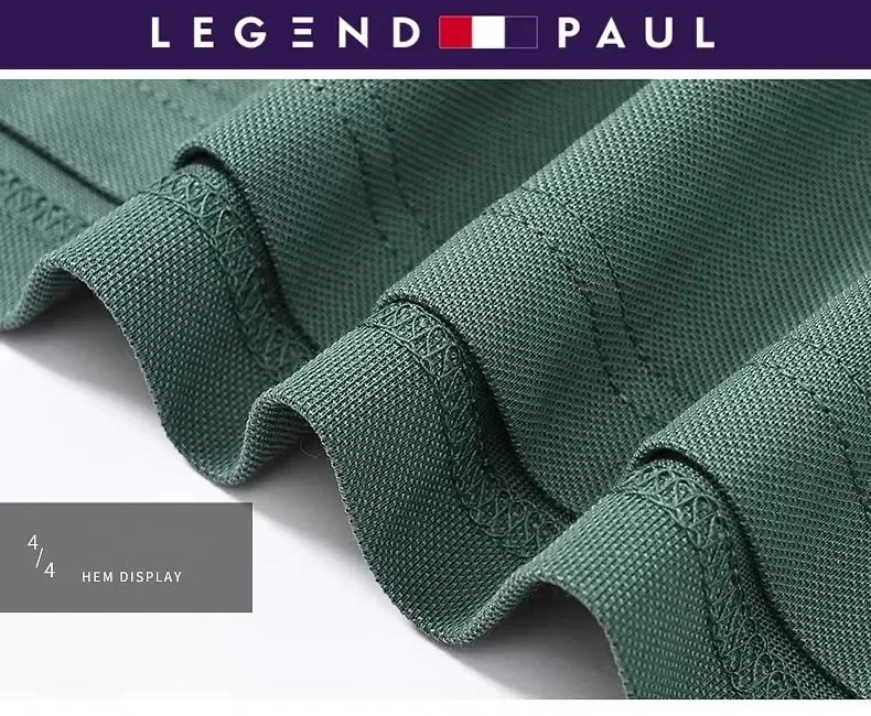 Men's short sleeved luxury brand POLO shirt summer new jacquard design fashionable classic golf top soft breathable T-shirt