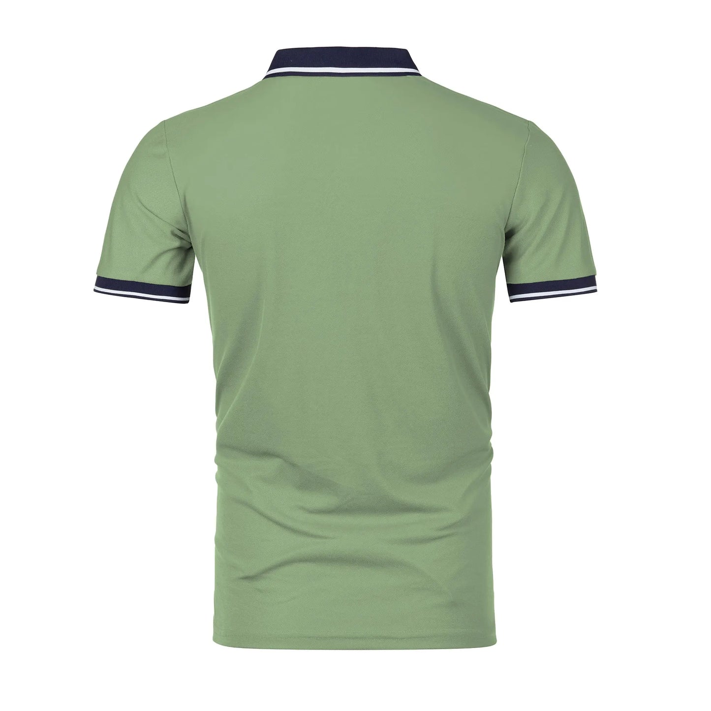 Men's short-sleeved top Short-sleeved daily casual lapel casual short-sleeved button-down T-shirt Men's casual top T-shirt