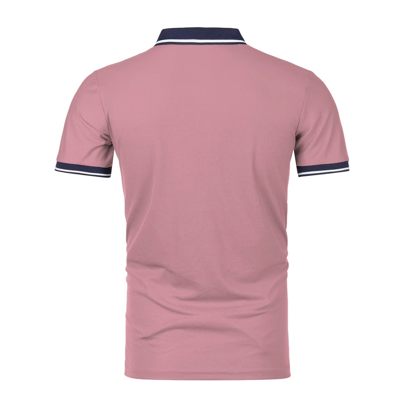 Men's short-sleeved top Short-sleeved daily casual lapel casual short-sleeved button-down T-shirt Men's casual top T-shirt