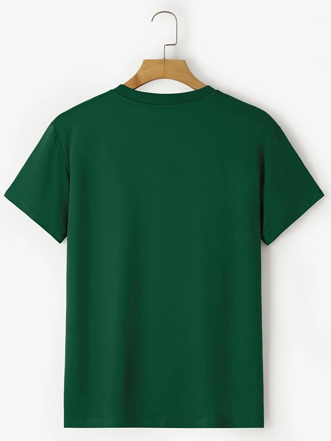 Men's 100% pure cotton summer loose fit large Usa print casual slim fit round neck short sleeved T-shirt top