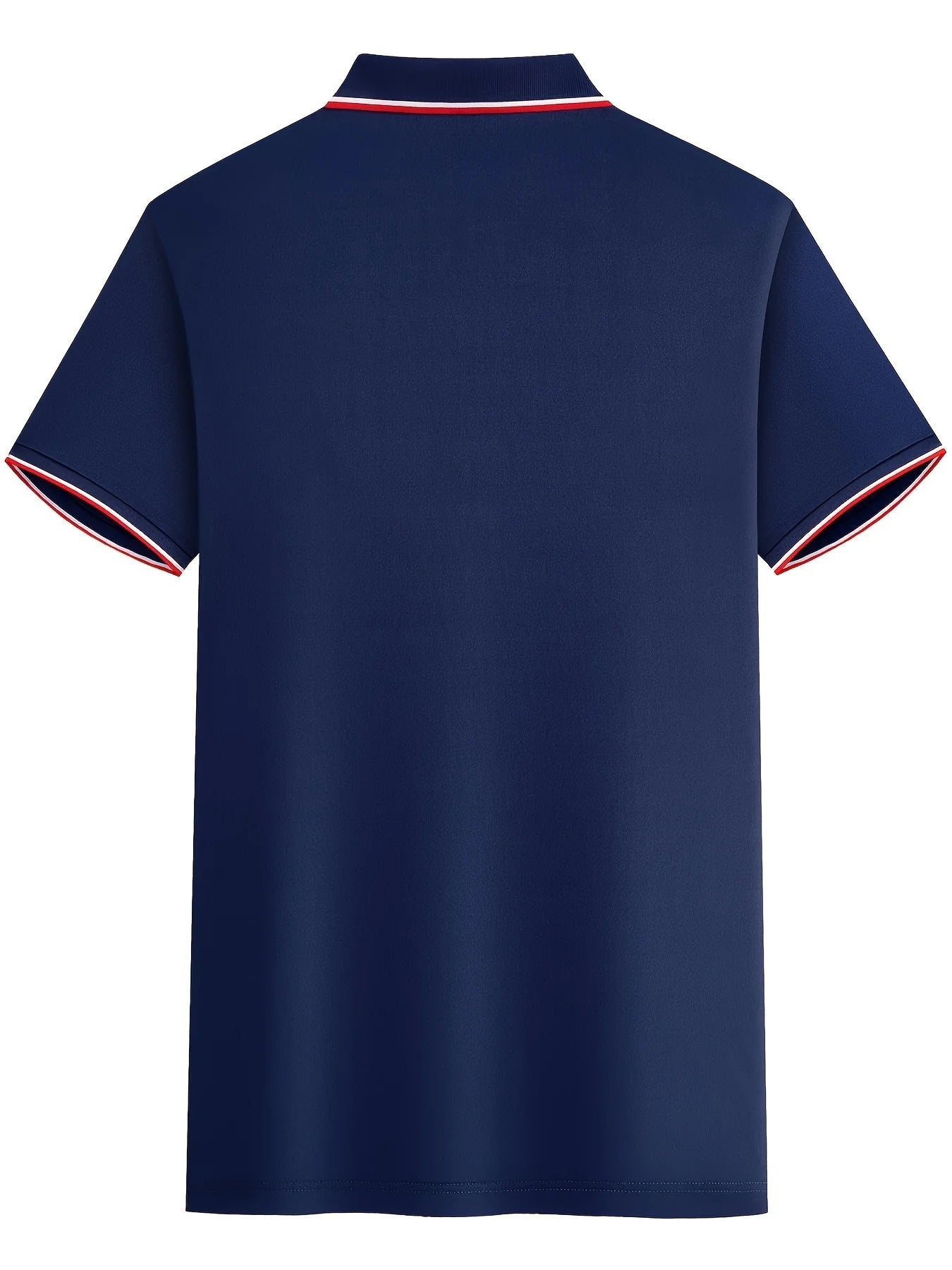 Men's Golf Shirt lightning Print Short Sleeve Men's Casual Fashion Polo Shirt Breathable and Comfortable Embroidered Top