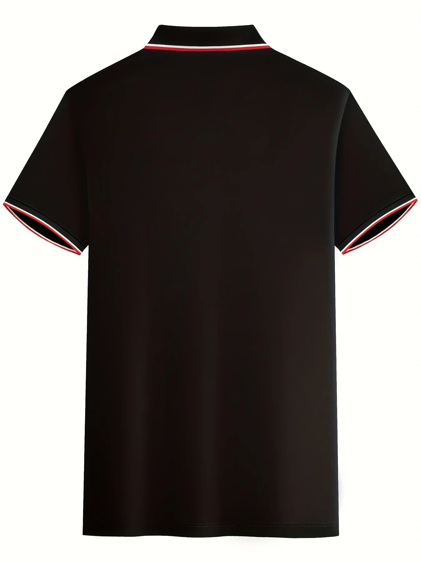 Men's Golf Shirt lightning Print Short Sleeve Men's Casual Fashion Polo Shirt Breathable and Comfortable Embroidered Top